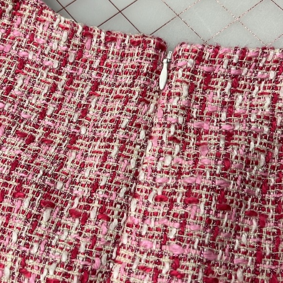 J. Crew Pink Sheath Midi Dress V-Neck Sleeveless - Picture 8 of 16